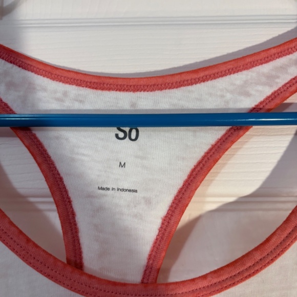 🇺🇸 SO Striped Racerback Tank w/ Front Knot | Size M - Picture 3 of 3